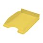 Letter tray, plastic, DONAU, pastel yellow