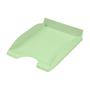Letter tray, plastic, DONAU, pastel green