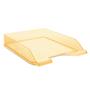 Letter tray, plastic, DONAU, transparent orange