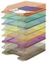 Letter tray, plastic, DONAU, transparent orange