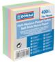 Self-adhesive notes, 76x76 mm, 400 sheets, DONAU, pastel colours