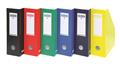 Magazine file, cardboard, 100 mm, DONAU, yellow
