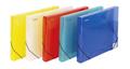 Elasticated expanding file, 30 mm, PP, DONAU, transparent green