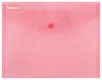 Document holder bag, A5, PP, snaps, DONAU, red