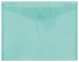 Document holder bag,  A5, PP, snaps, DONAU, green