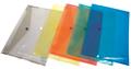 Document holder bag,  A5, PP, snaps, DONAU, green