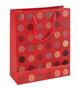 Gift bag, laminated, 25x30x10 cm, mixed pattern