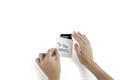 Clip for notes,  self-adhesive, magnetic, DURABLE 