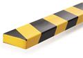 Surface protector profile, DURABLE "S20", yellow-black