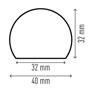 Surface protector profile, DURABLE 
