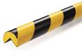 Edge protector profile, magnetic, DURABLE "E25R", yellow-black