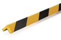 Edge protector profile, magnetic, DURABLE "C20", yellow-black