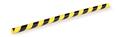 Edge protector profile, DURABLE "E8R", yellow-black