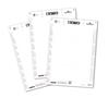 Insert sheets, 60x90 mm, DURABLE, white