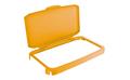 Hinged lid, for 60 l waste bin, plastic, DURABLE "Durabin®", yellow