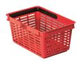 Shopping cart, plastic, 19l, DURABLE, red