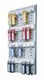 Key holder board, wall-mounted, 24 keys, DURABLE "Key Board", grey