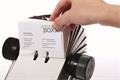 Card holder, metal, 400 pcs, rotated, horizontal, DURABLE, 