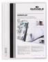 Quick binder, A4, wide,  clear cover, DURABLE "DURAPLUS®", white