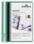 Quick binder, A4, wide, clear cover, DURABLE "DURAPLUS®", green