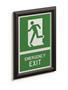 Poster board, A4, aluminium frame, DURABLE, black
