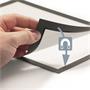 Information frame, A5, with self-adhesive back, magnetic front, DURABLE 