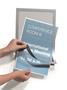 Magnetic bag, A4, self-adhesive, DURABLE 
