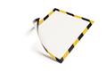 Info frame, A4, magnetic, DURABLE “DURAFRAME® MAGNETIC SECURITY”, yellow/black