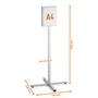 Floor stand, for outside, A4, DURABLE 
