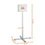 Floor stand, for outside, A4, DURABLE 