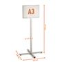 Floor stand, for outside, A3, DURABLE 