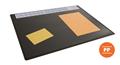 Desk mat, 650x500 mm, with yearly calendar, DURABLE, black