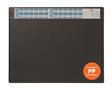 Desk mat, 650x480 mm, with yearly calendar, DURABLE, black