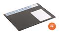 Desk mat, 650x480 mm, with yearly calendar, DURABLE, black