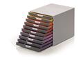Filing-box, plastic, 10 drawers, DURABLE 