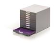 Filing-box, plastic, 10 drawers, DURABLE 