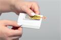 Name badge with magnet, place hold, 90x54 mm, DURABLE