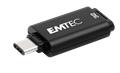 Pendrive, 32GB, USB-C 3.2, EMTEC "D400 Type-C", black