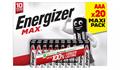Battery, AAA, 20 pcs, ENERGIZER "Max"