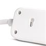 Extension lead, 3 foglalat, 1,5 m, USB, with switch, ENTAC, white
