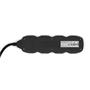 Extension lead, 3 sockets, 1,5 m, with switch, ENTAC, black