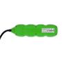 Extension lead, 3 sockets, 1,5 m, with switch, ENTAC, green
