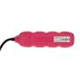 Extension lead, 3 sockets, 1,5 m, with switch, ENTAC, pink
