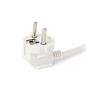 Extension lead, 5 sockets, 3 m, ENTAC, white