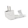 Extension cable, with socket, 10m, white