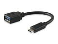 Adapter, USB 3.0-USB-C converter, EQUIP