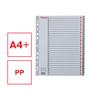 Dividers, plastic, A4 Maxi, 1-31, ESSELTE, grey