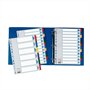Dividers, laminated cardboard, A4, 6 parts, ESSELTE 