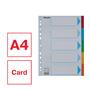 Dividers, cardboard, A4, 5 parts, writable cover, ESSELTE 