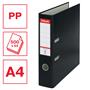 Lever arch file, 75 mm, A4, PP/cardboard, with metal shoe, ESSELTE 